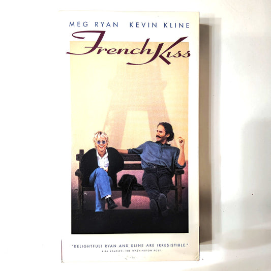 French Kiss VHS 1995 Meg Ryan Kevin Kline Romantic Comedy Lawrence Kasdan Fox