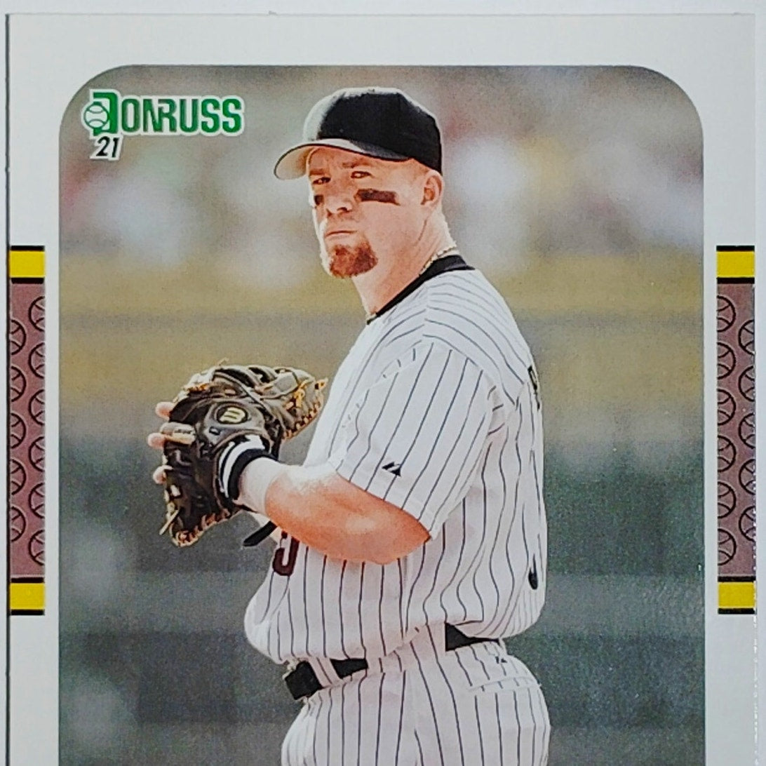 2021 Donruss Jeff Bagwell #222 Houston Astros HOF Retro Design - VG/EX