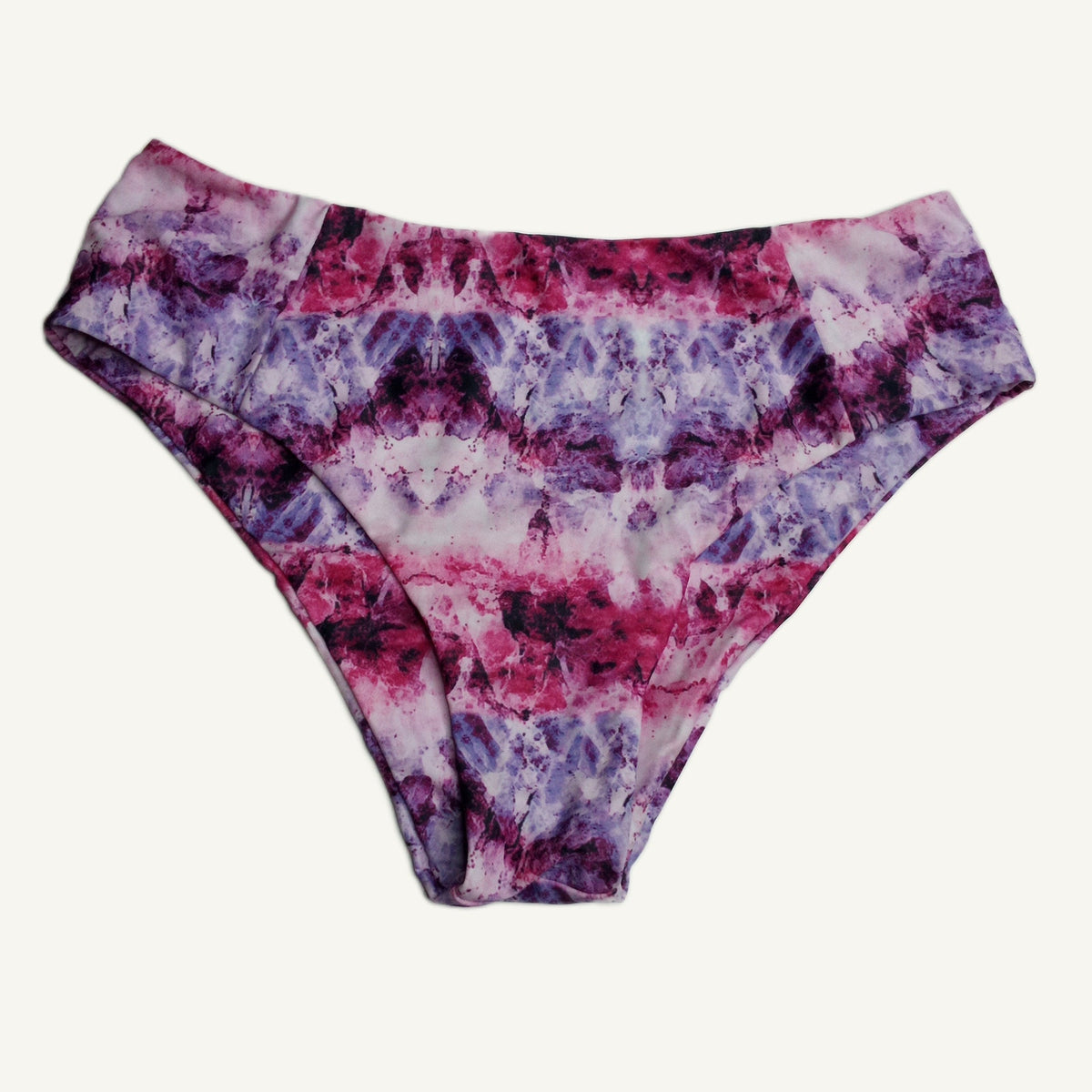 Pink & Purple Tie-Dye Swimsuit Bottoms, Large - Seamless, NWOT