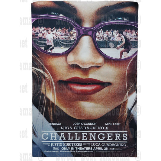 Challengers – 16” x 24” Canvas Print of Movie Poster – Unframed