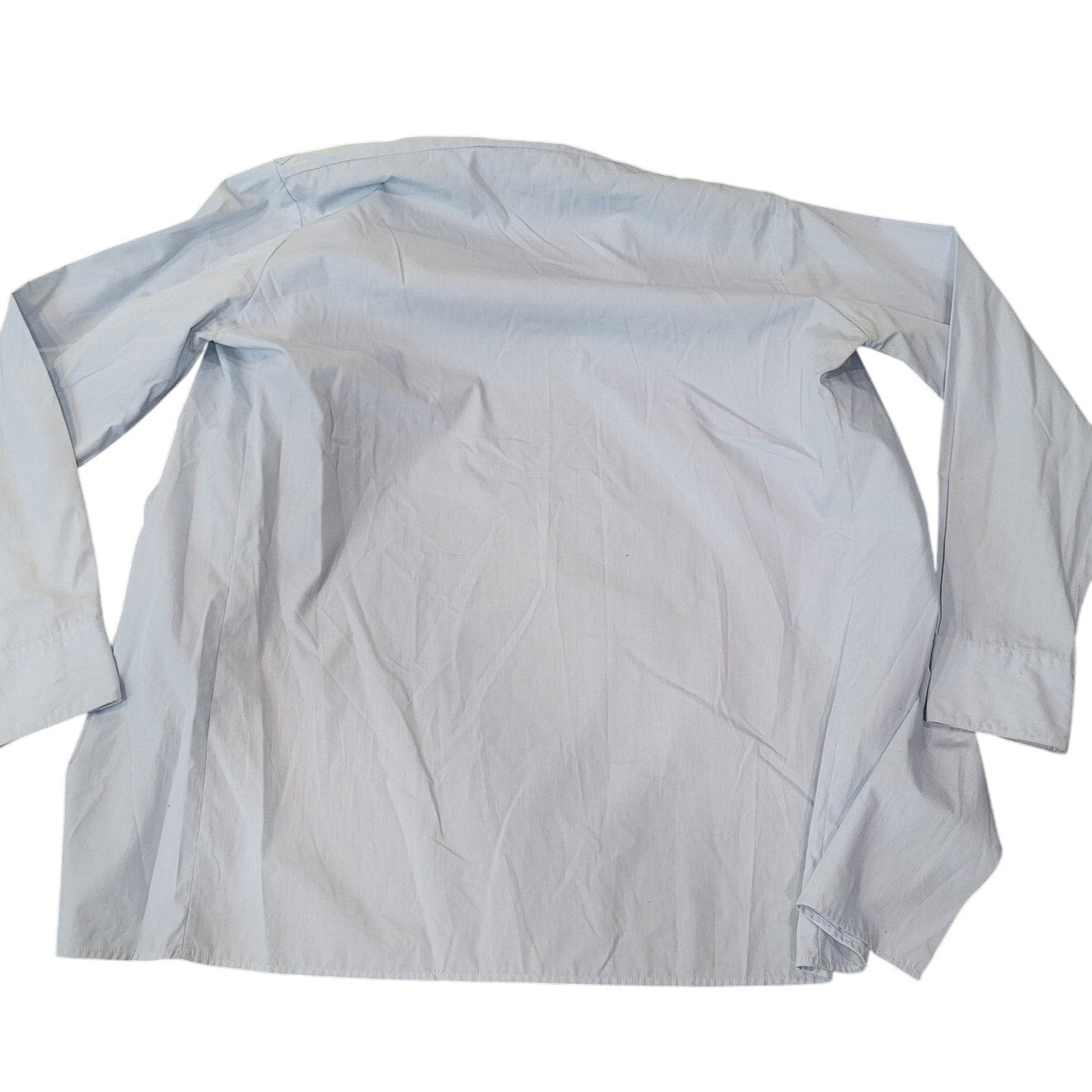 Vintage German Military Shirt – NSN 8405-12-150-9873, Blue, Long Sleeve, Small