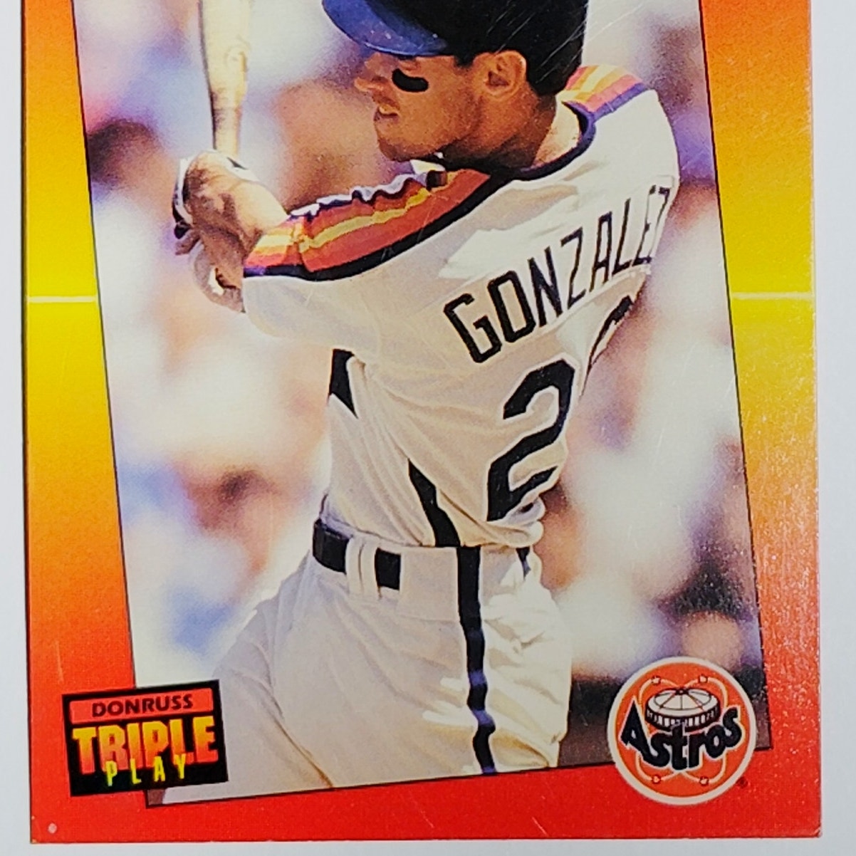 1992 Triple Play Luis Gonzalez Card #210 Houston Astros OF VG/EX