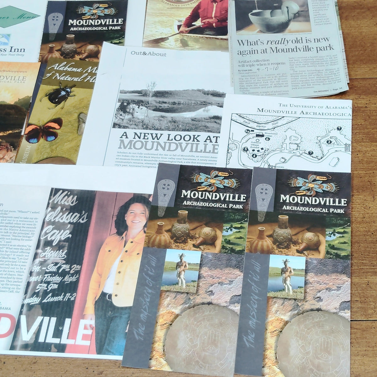Moundville, AL Vintage Ephemera Collection - Travel Souvenirs & Information