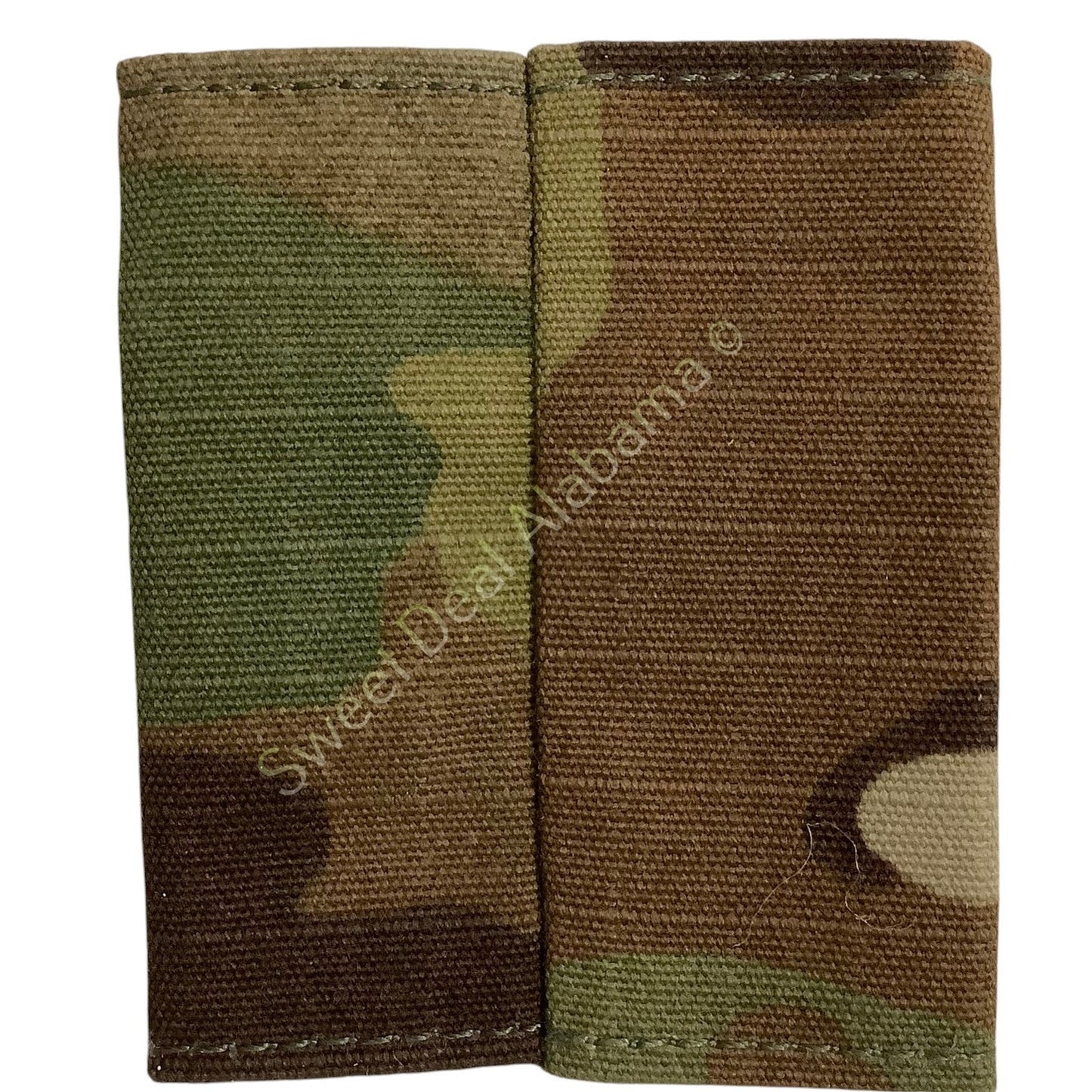 U.S. Army Corporal (E-4) OCP Rank Slip-On Insignia, Multi-Camo, 2" x 1.75"