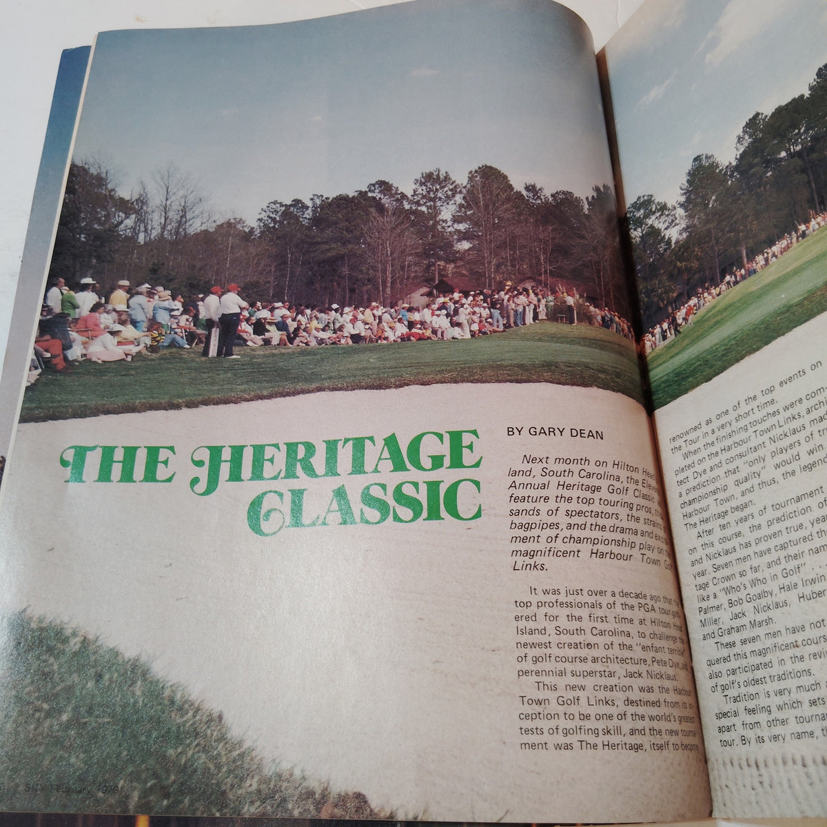 Delta SKY In-Flight Magazine Feb 1979 - Heritage Golf, Tom Osborne, O.J. Simpson
