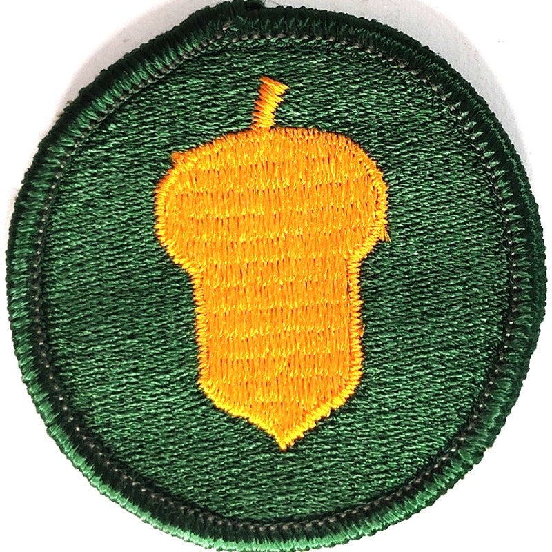 US Army 87th Infantry Division Patch Golden Acorn 2‑1/8" Sew‑On, Embroidered