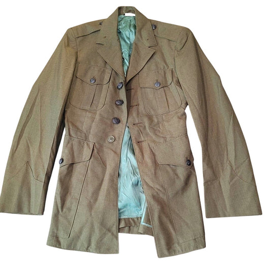 USMC Dress Coat – Shade 2241 Tropical Twill, Size 32S, Polyester/Wool, NSN 8405-00-606-5594