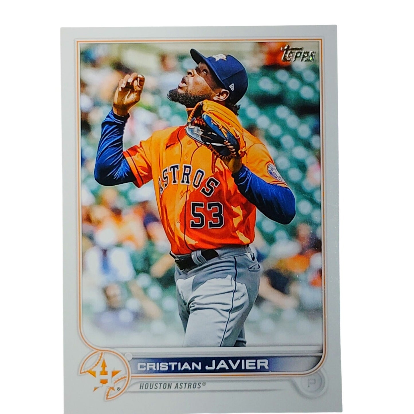 2022 Topps Series 1 #211 Cristian Javier Houston Astros Pitcher - VG/EX