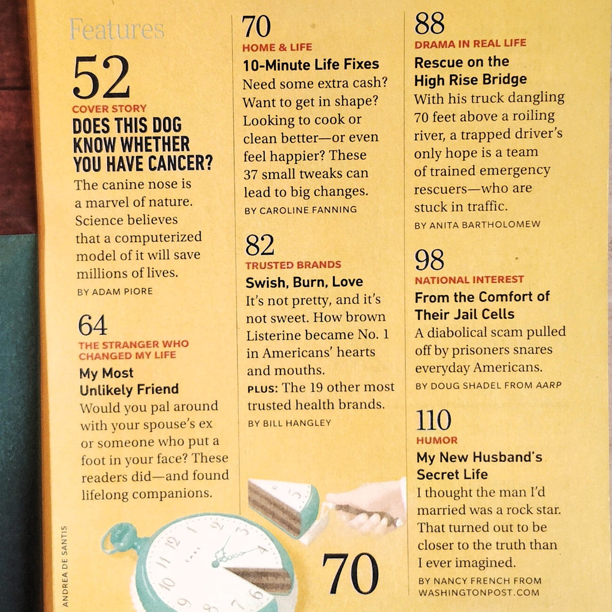 Reader's Digest March 2021 Magazine - Meet the Dogs That Sniff Out Cancer