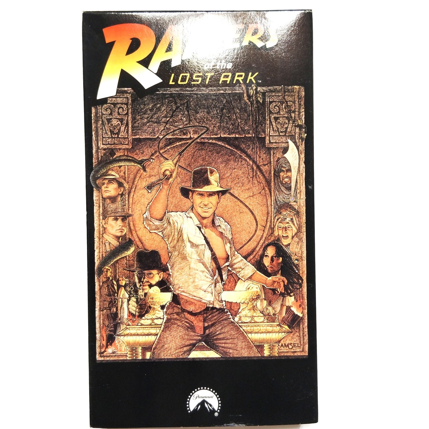 Indiana Jones Raiders of the Lost Ark VHS 1981 Harrison Ford Adventure Vintage
