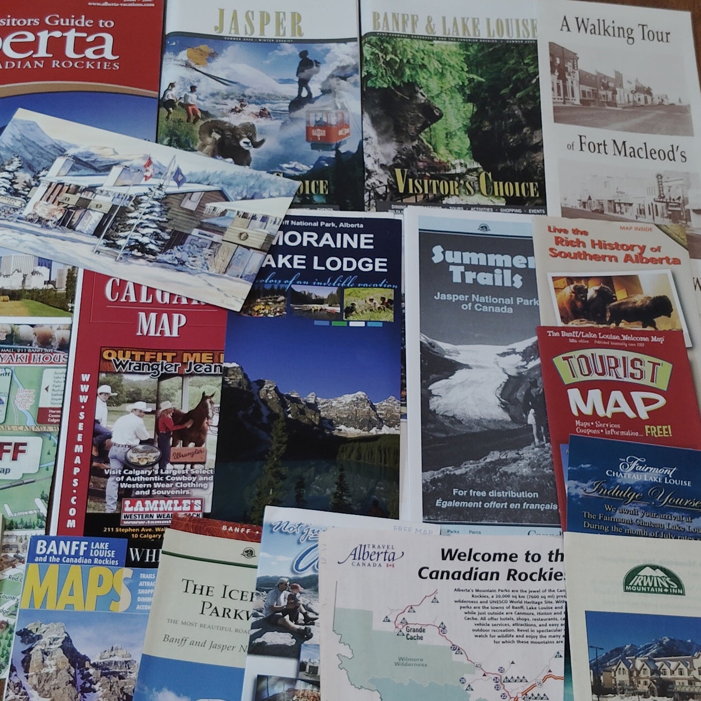 Canada 2006 Travel Ephemera Collection - Brochures, Maps, Guides from Alberta