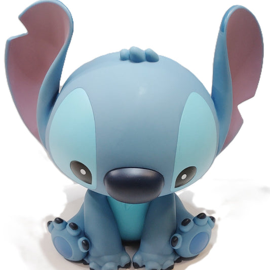 Monogram Disney Lilo & Stitch Sitting Stitch PVC Figural Coin Bank Blue