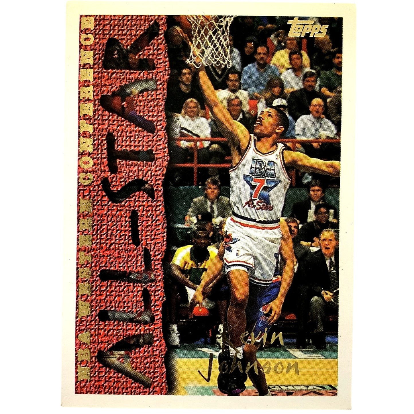 Kevin Johnson, NBA Western Conference All-Star, 1994 Topps Card 189, EXC