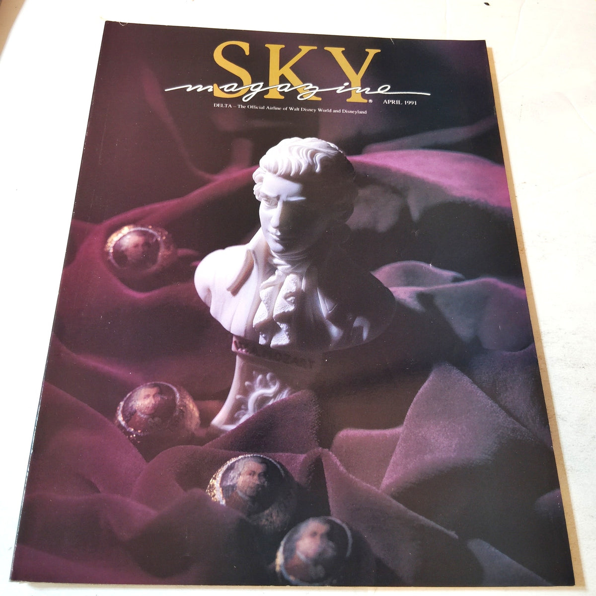 Delta SKY In-Flight Magazine April 1991 - Mozart, Alaska Fishing, Derby Days