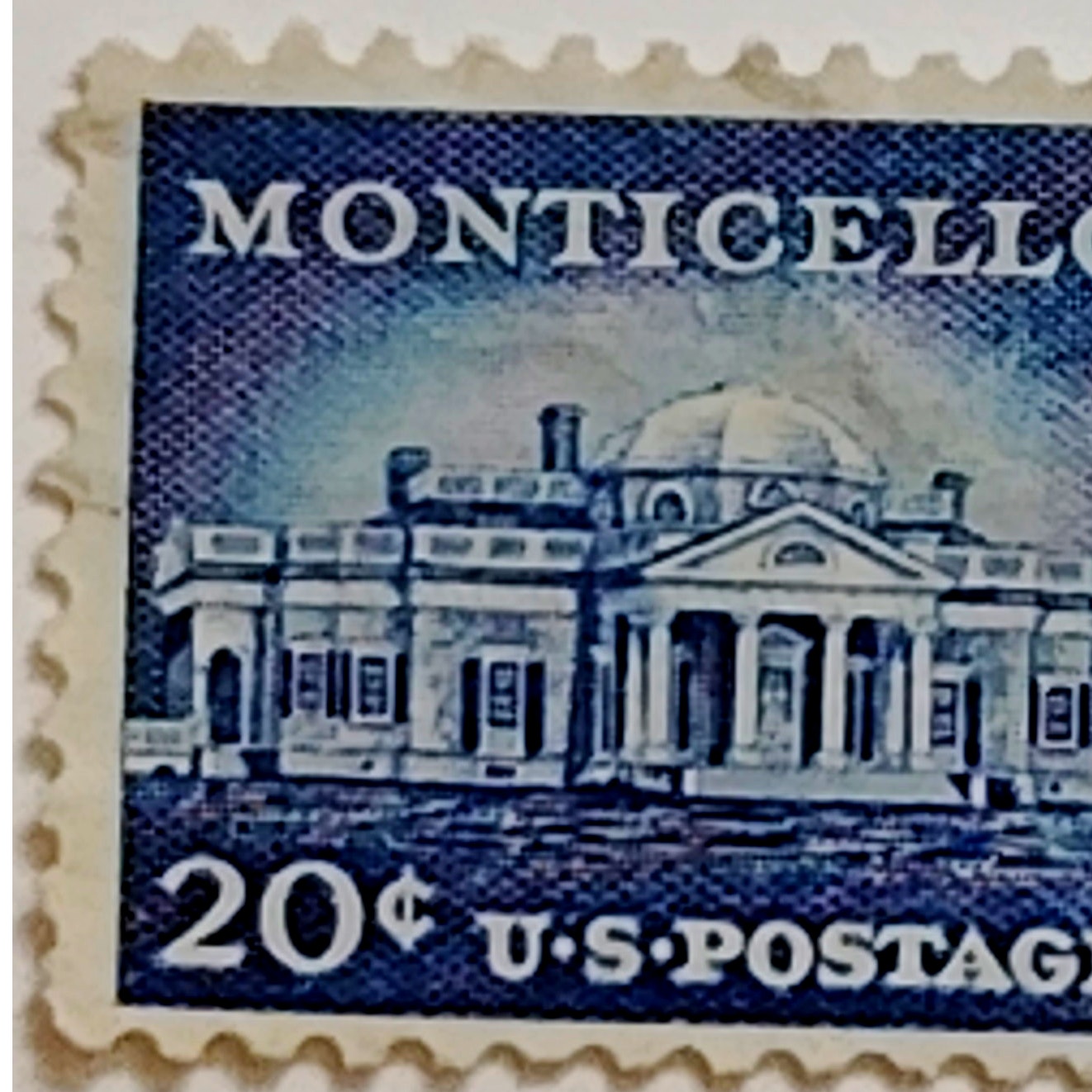 MNH – 1956 USA 20¢ Monticello Scott 1051 – Liberty Series