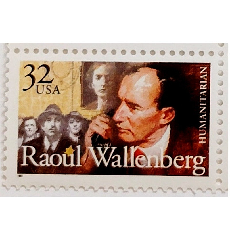 Block of 4 – 1997 USA 32¢ Raoul Wallenberg MNH Scott 3135 Plate Block