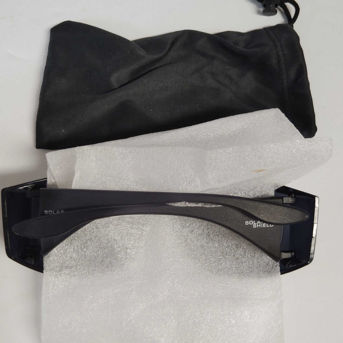 SolarScript OTG Fitover Safety Sunglasses CY Z87.1+ Matte Black Side Shields