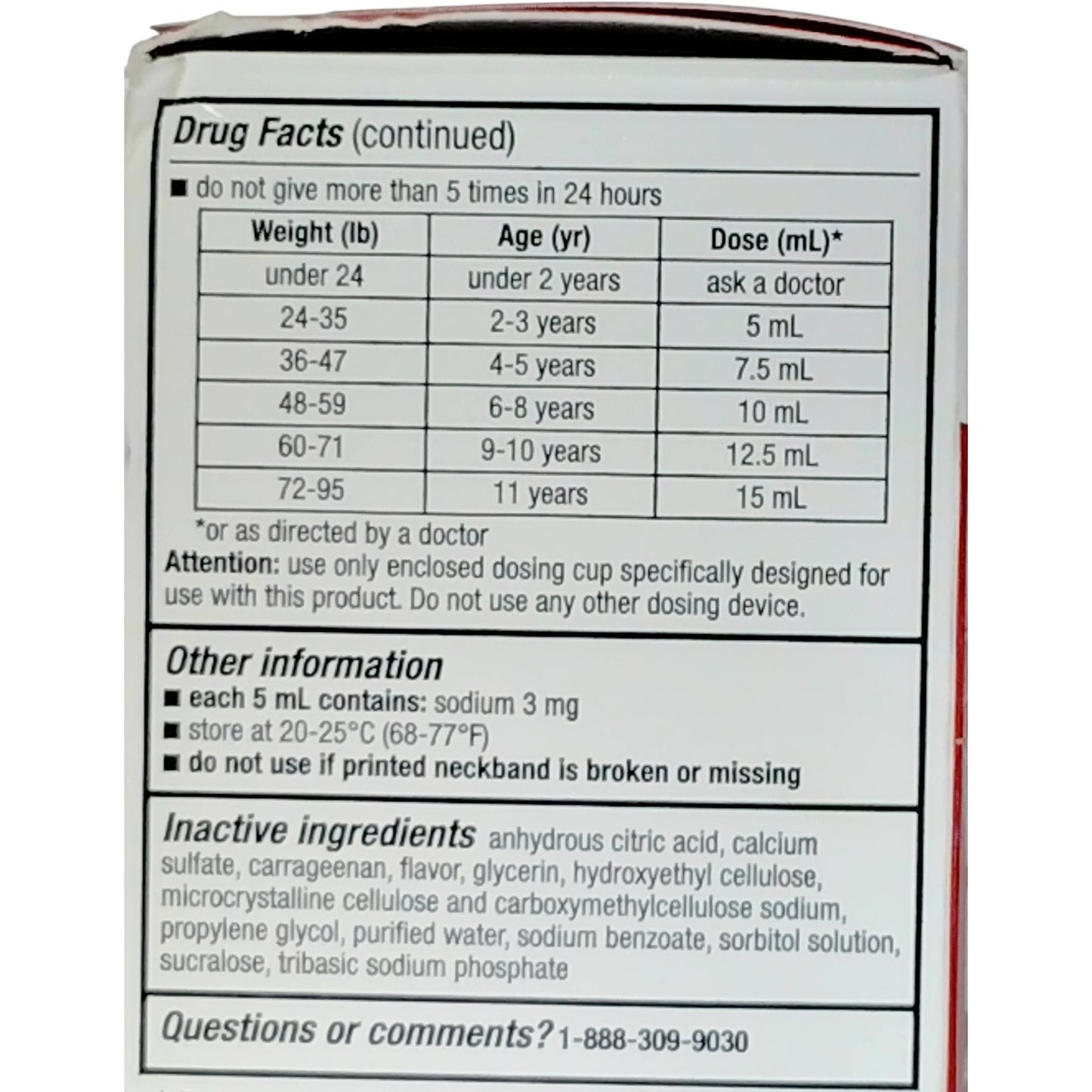 DG Health Children’s Pain Relief – Cherry Liquid – 8 fl oz – Exp. 03/2026
