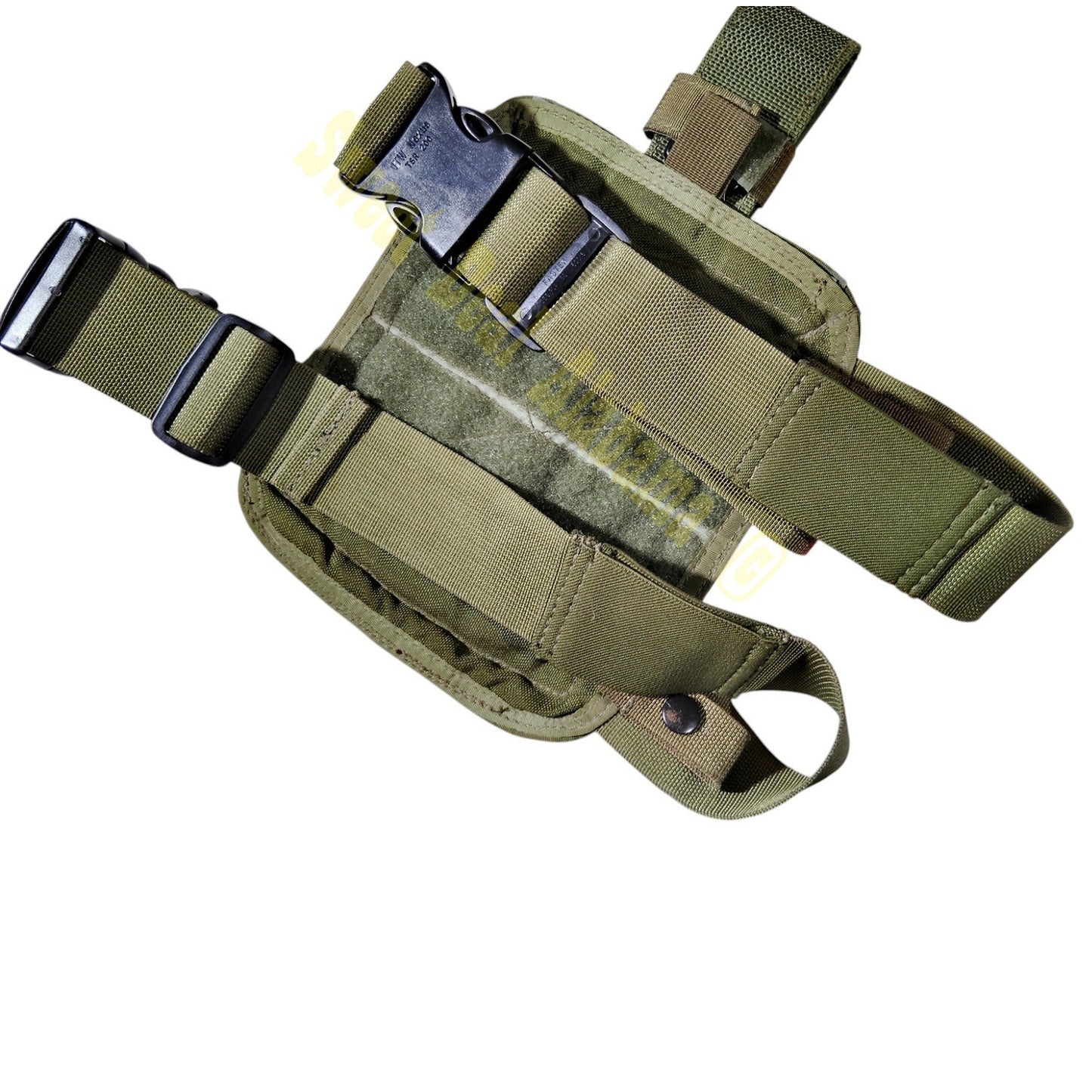 SO Tech BLOCS Claw Padded Thigh Rig, Ranger Green, MOLLE 500D, Made in U.S.A.