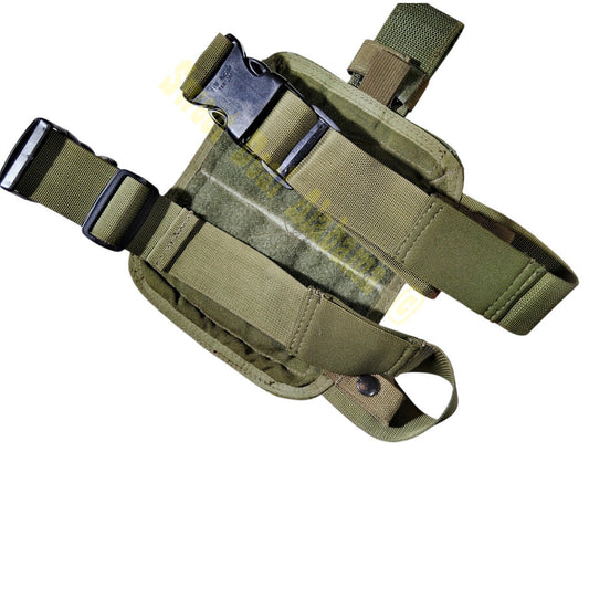 SO Tech BLOCS Claw Padded Thigh Rig, Ranger Green, MOLLE 500D, Made in U.S.A.