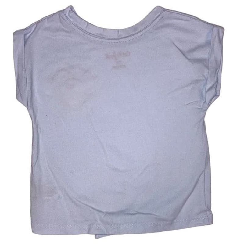 Toddler 5T Girls' Tie-Front "Hello Sunshine" T-Shirt, Light Blue - Cat & Jack