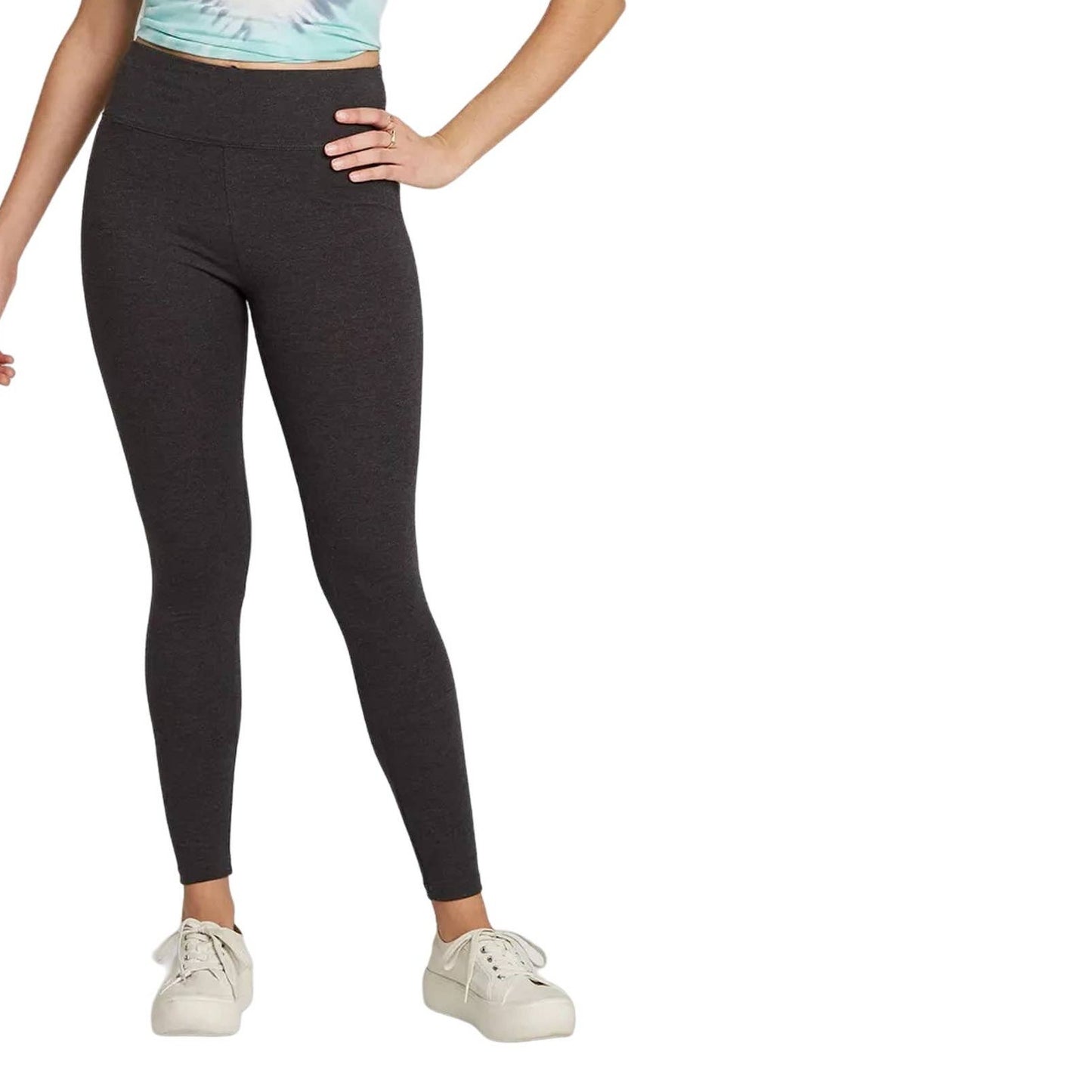 Women's 2XL High-Waisted Classic Leggings - Wild Fable Charcoal Gray XXL