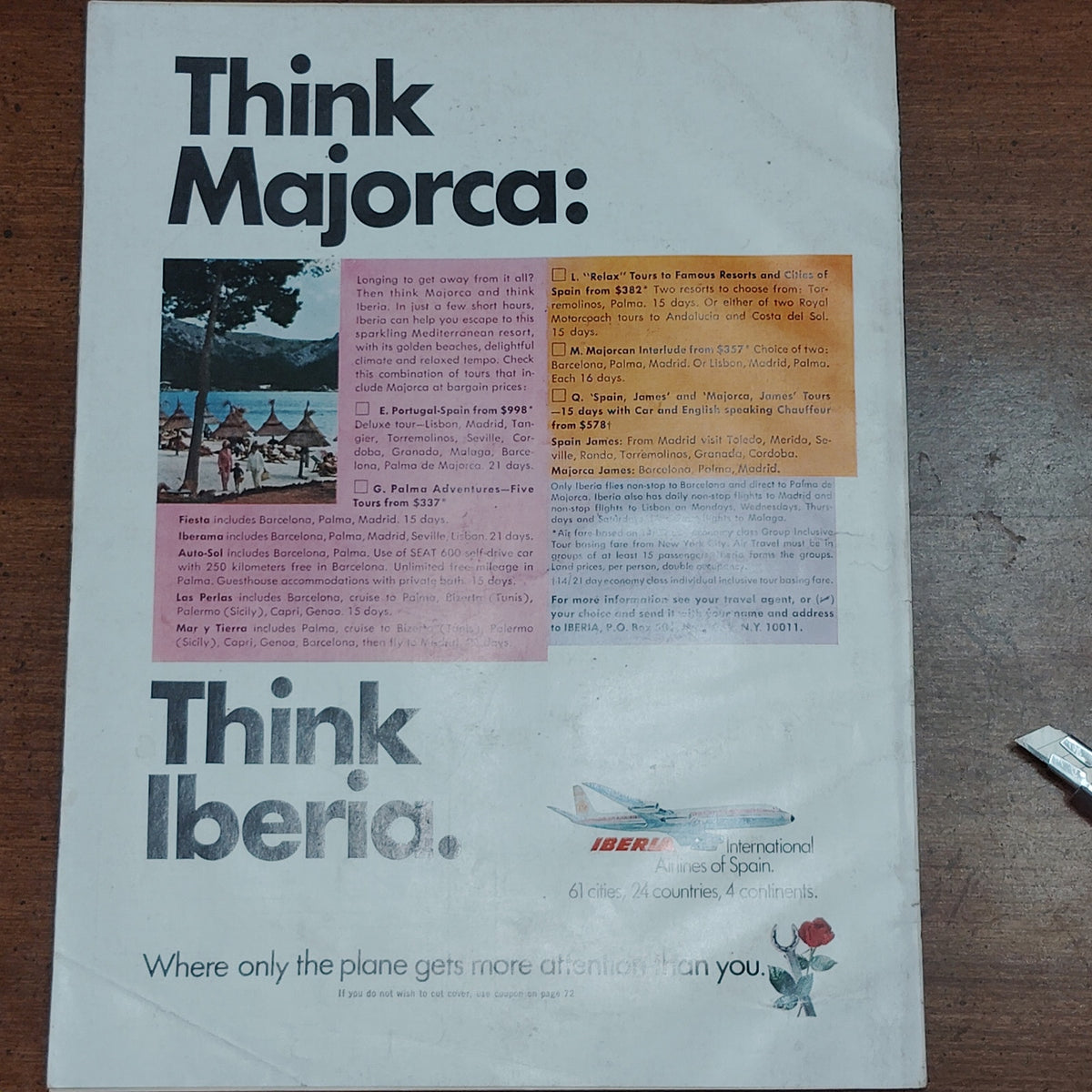 Vintage Travel Magazine - March 1969 - Majorca, Okinawa, California Issue