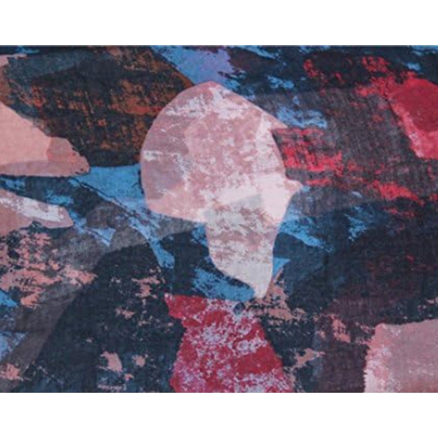 Lucky Leaf Infinity Scarf Lightweight 100% Viscose Multi‑Color Artist Print