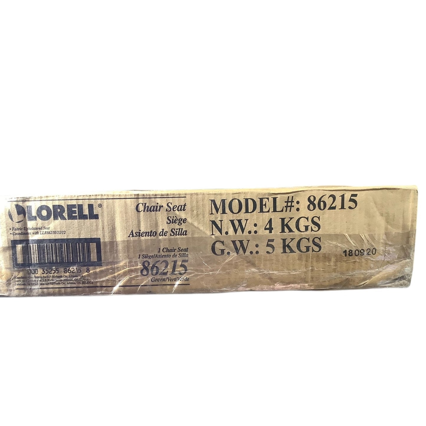 Lorell Premium Seat, Sage Green, Item No. LLR 86215