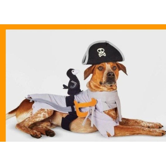 Hyde & EEK! Boutique Halloween Ghost Pirate LED Dog Costume – Medium