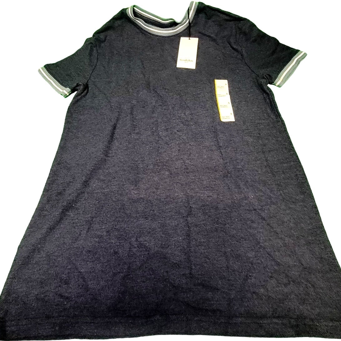 Men's Short Sleeve Crewneck T-Shirt - Goodfellow & Co., Dark Blue, SM