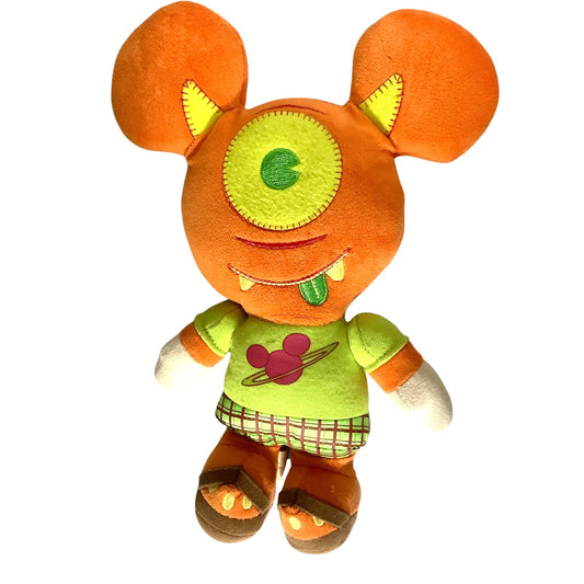 Disney 11"H  Mickey Mouse Cyclop Mickey Monsters, Disney World Parks Plush Toys
