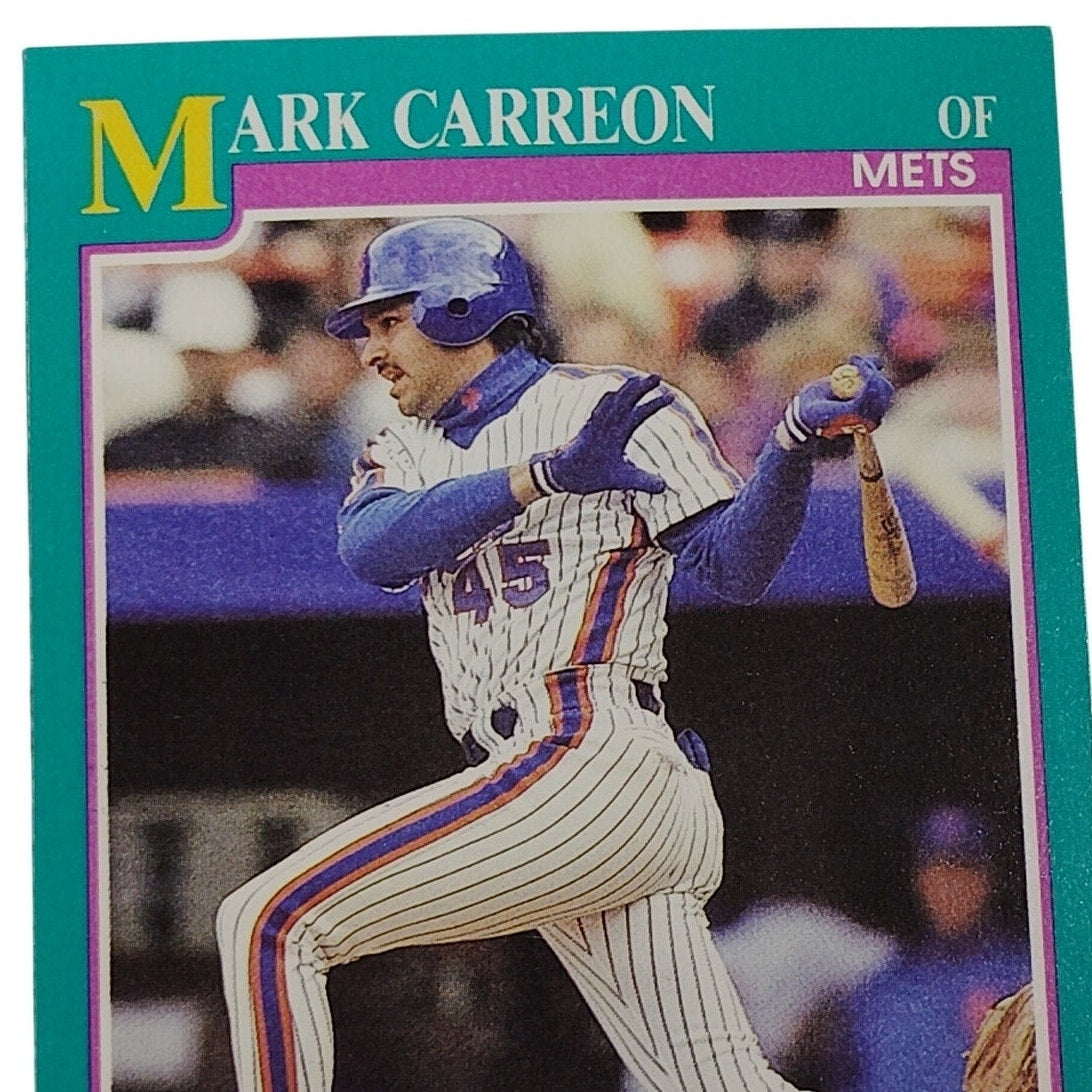 1991 Score Mark Carreon #165 New York Mets Outfielder MLB Baseball Card NM