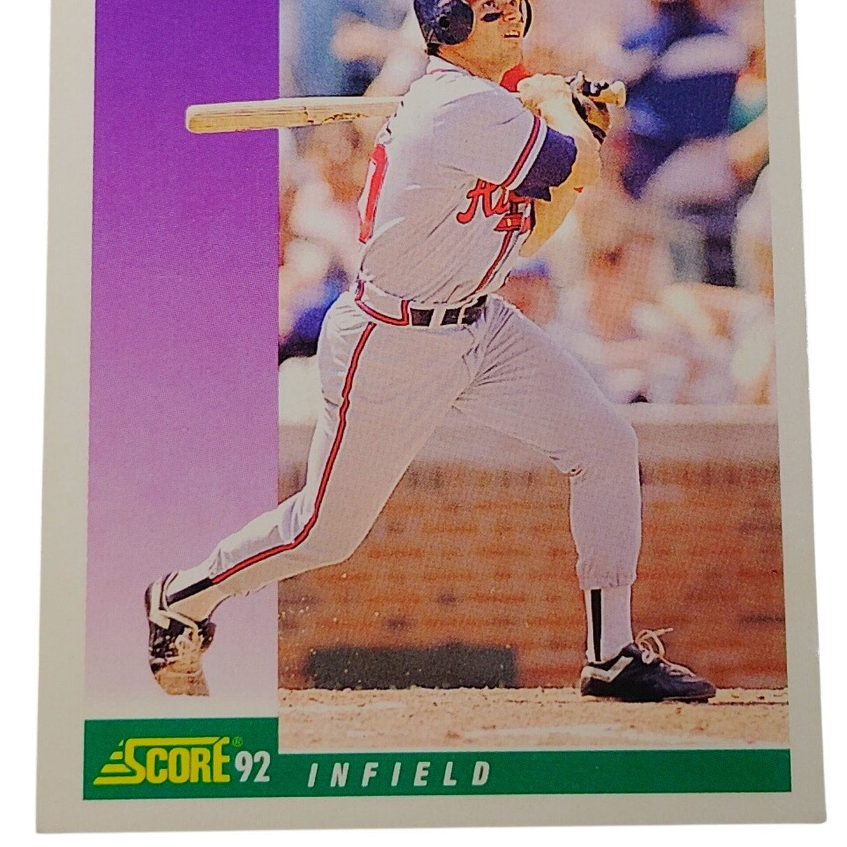 1992 Score Mark Lemke #386 Atlanta Braves Second Baseman MLB Baseball NM