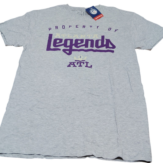 Atlanta Legends AAF G‑III Sports T‑Shirt Med Heather Grey Property Of Design NWT