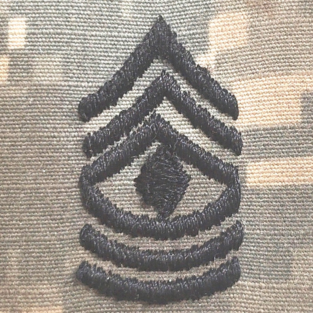 U.S. Army First Sergeant 1SG E-8 Device Patch ACU Digital, 2"×2" Hook(-N-Loop)