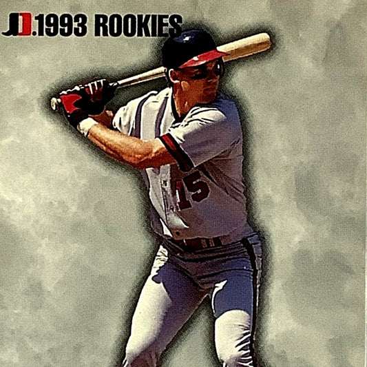 1993 Rookies, Tim Salmon, California Angels, MLB, Jimmy Dean 1993, Card 9, EX/NM