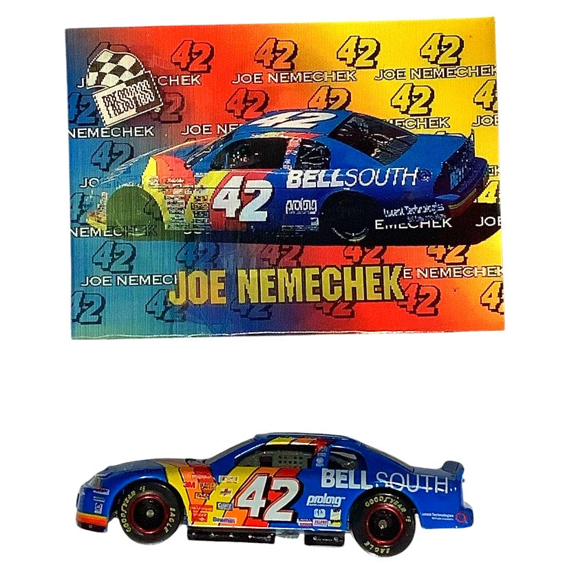 Joe Nemecheck #42 Bell South Monte Carlo NASCAR 1:64 Die Cast, 1999 w/ Card, NM