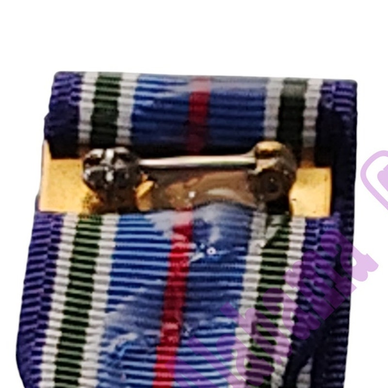 Pin - Joint Service Achievement Mini Medal (3/4"D) Ribbon, 3/4"W Overall 2-1/4"H