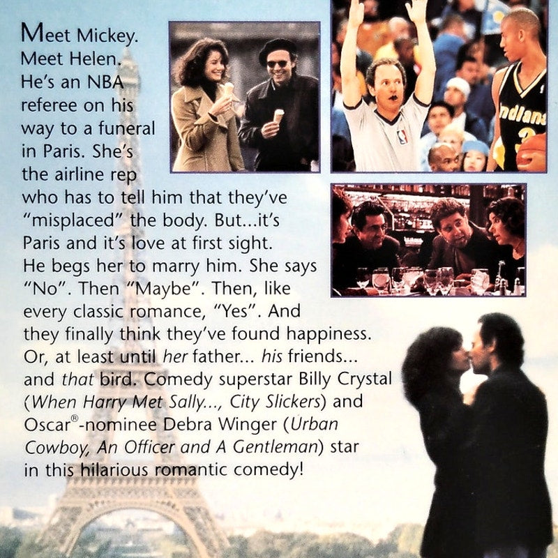 Forget Paris VHS 1995 Billy Crystal Debra Winger Romantic Comedy Turner Home