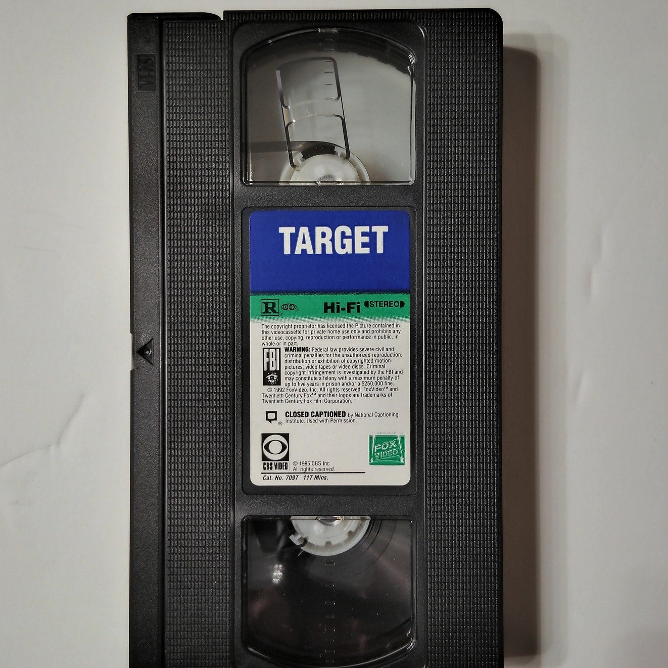 Target VHS 1996 Gene Hackman Matt Dillon Arthur Penn Spy Thriller Vintage
