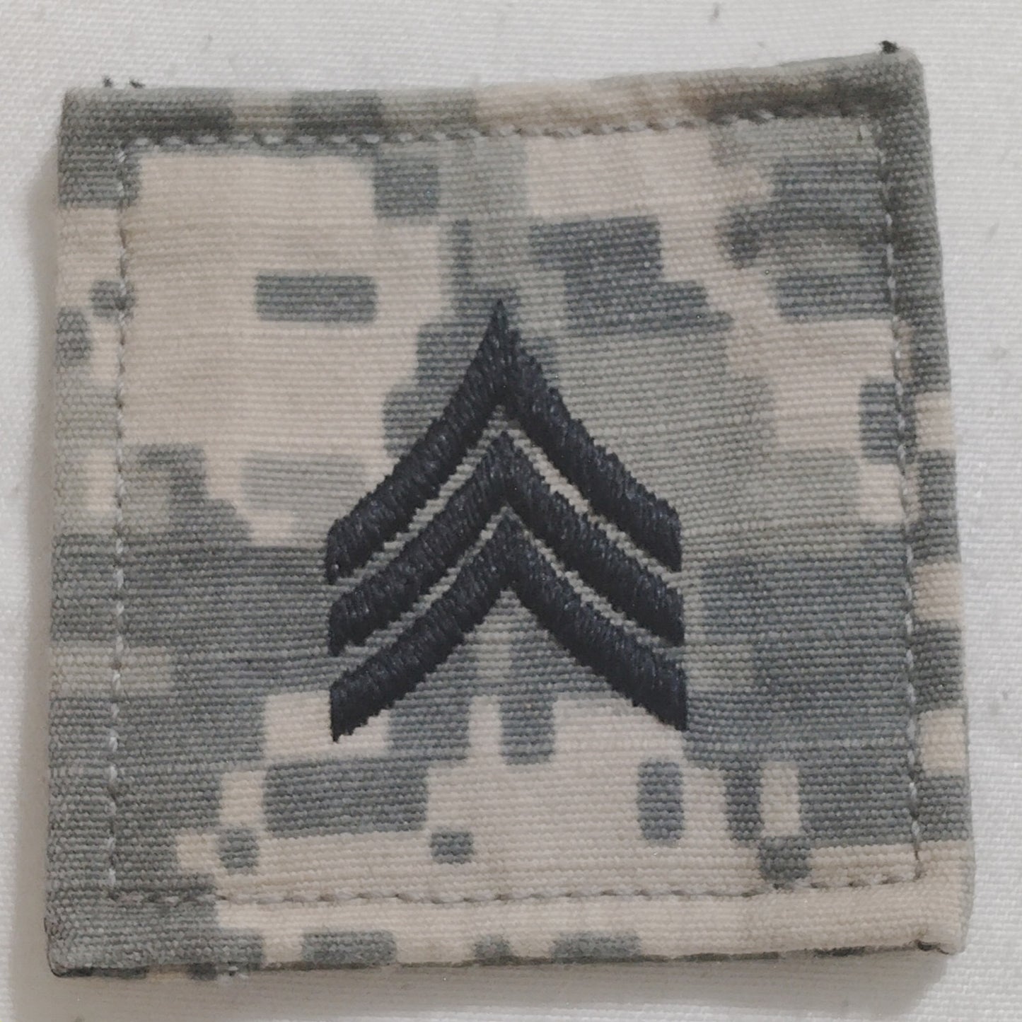 U.S. Army Sergeant (SGT) Patch ACU Digital, 2"×2" Hooked Device – E‑5