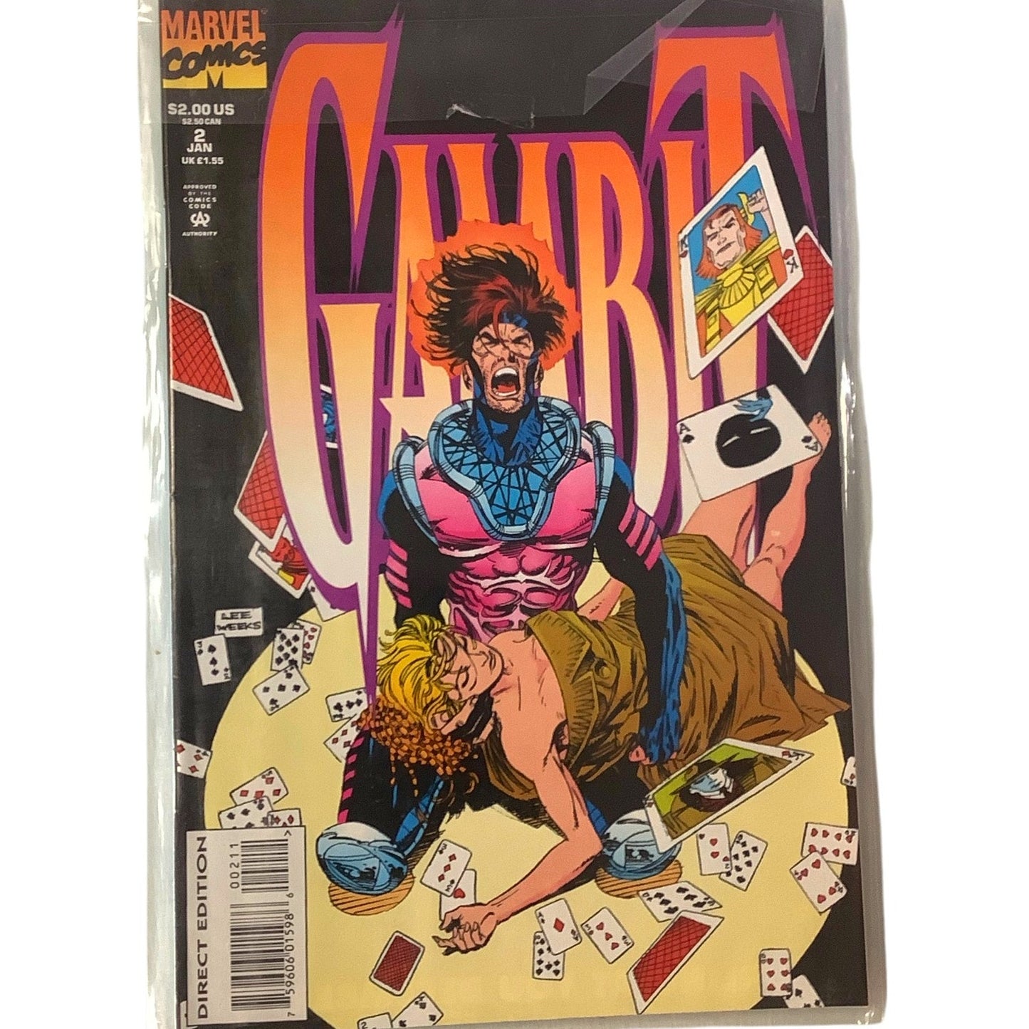 Gambit, No.2, January 1994, Marvel Comics, VF/NM 9.0
