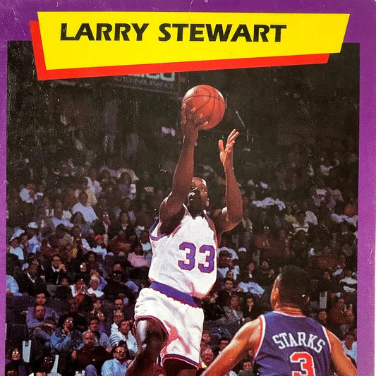 Larry Stewart, Coppin State, 1992 Front Row Dream Picks Basketball Card 31 EXC