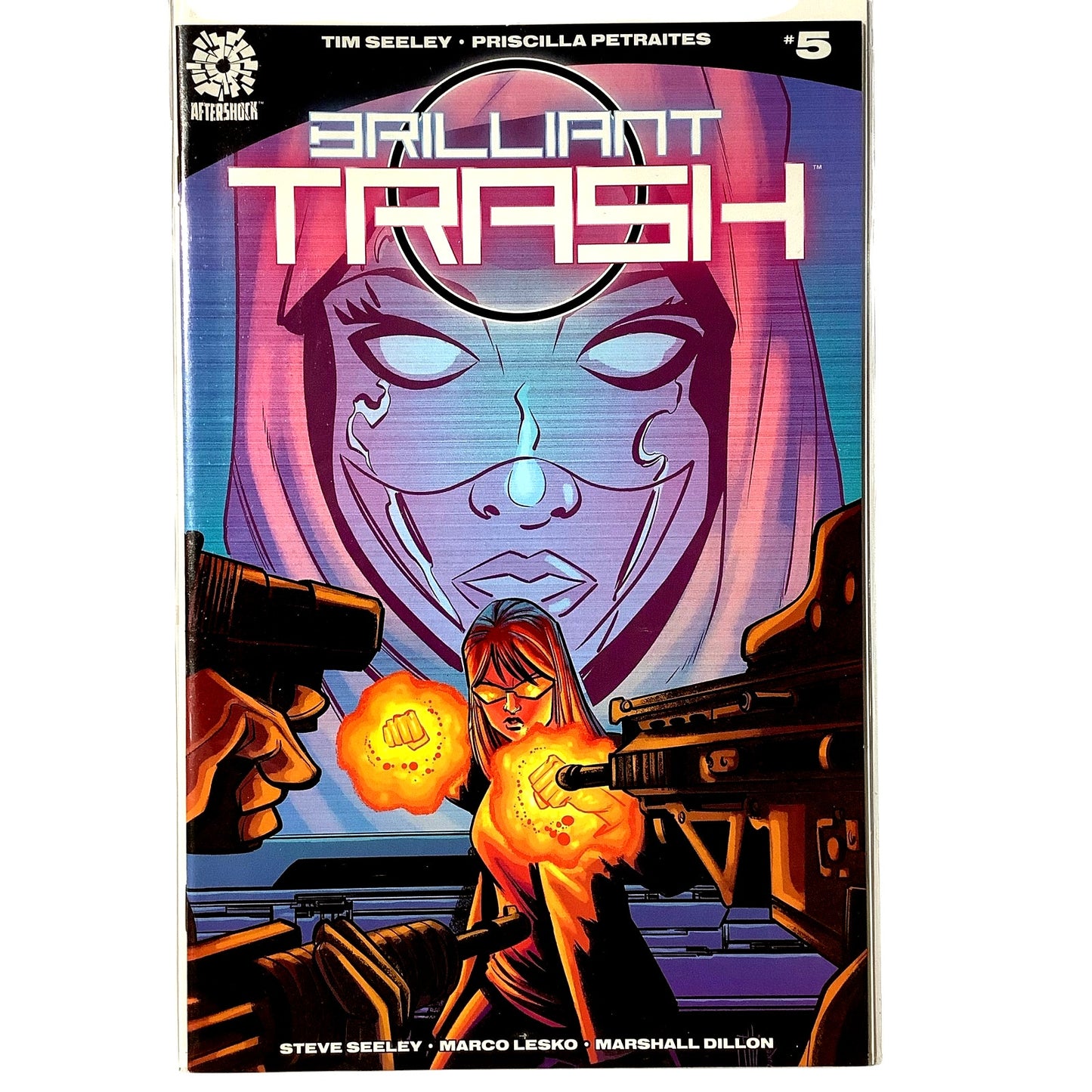 Aftershock Comics, Brilliant Trash #5, April 2018, NM 9.4