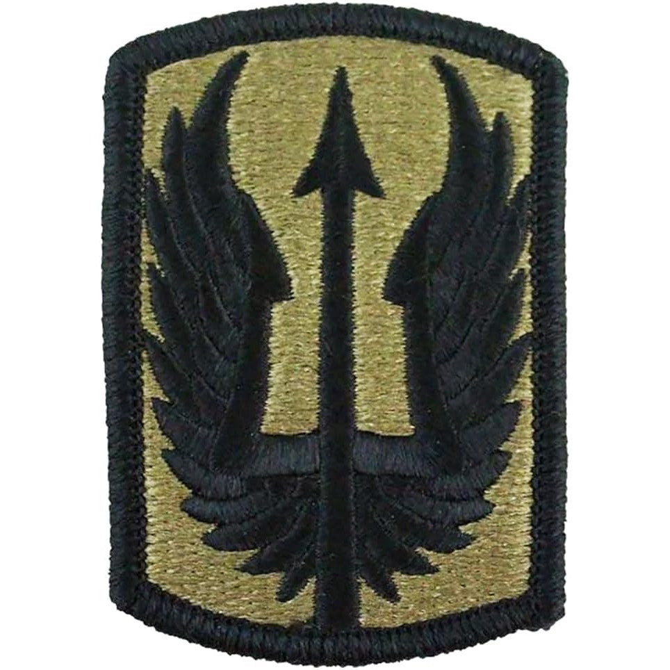 US Army 185th Aviation Brigade SSI Patch OCP Subdued Hook Back 3" × 2"