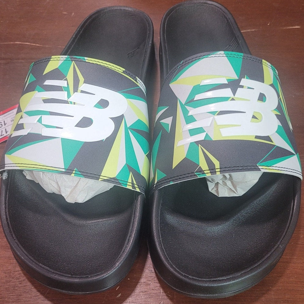 New Balance DynaSoft 200 V2 Slide, Black/Thirty Watt Unisex M17/W19 Sport Sandal