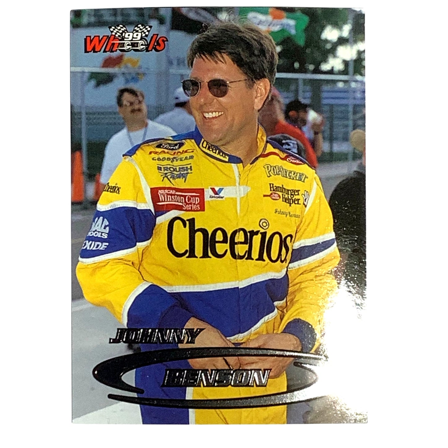 Johnny Benson, Sponsor: Cheerios,  Card 2, 1999 Wheels NASCAR Winston Cup, NM+