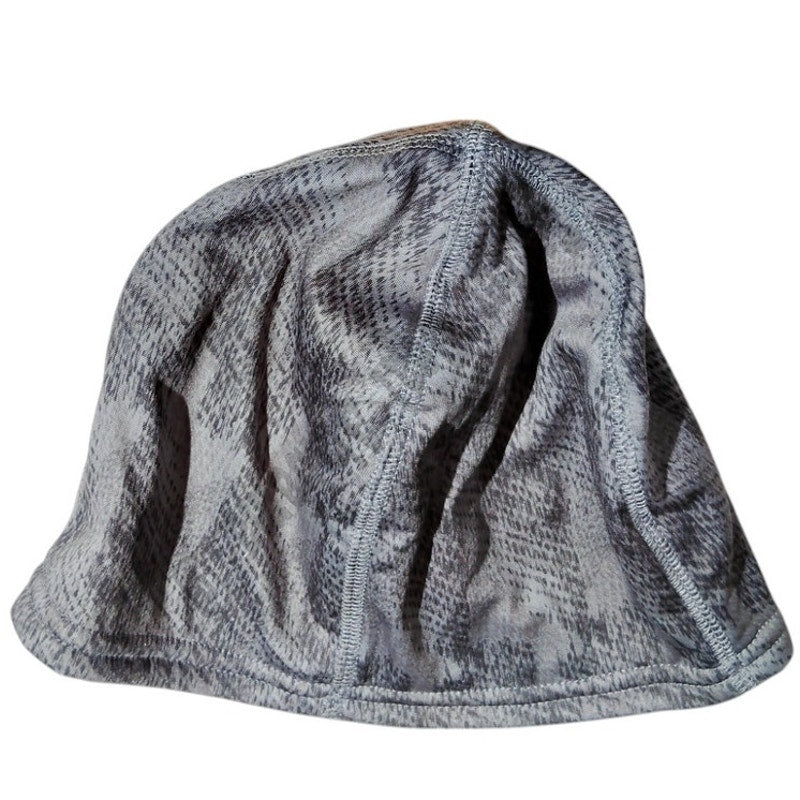 Firm Grip Men's Gray Camouflaged Performance Beanie Hat, Cap, Poly/Spandex Blend
