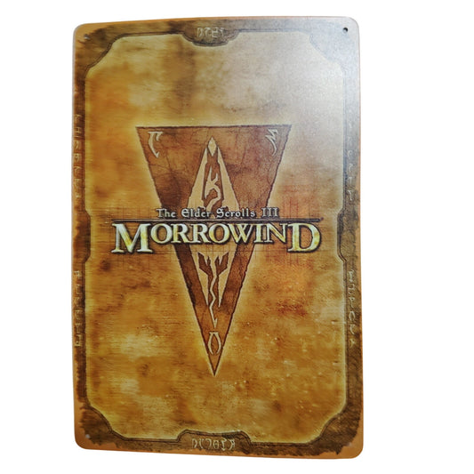 Retro Tin Sign “Morrowind – The Elder Scrolls III” 12x8 Video Game Wall Art
